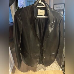 Wilfred Leather Blazer